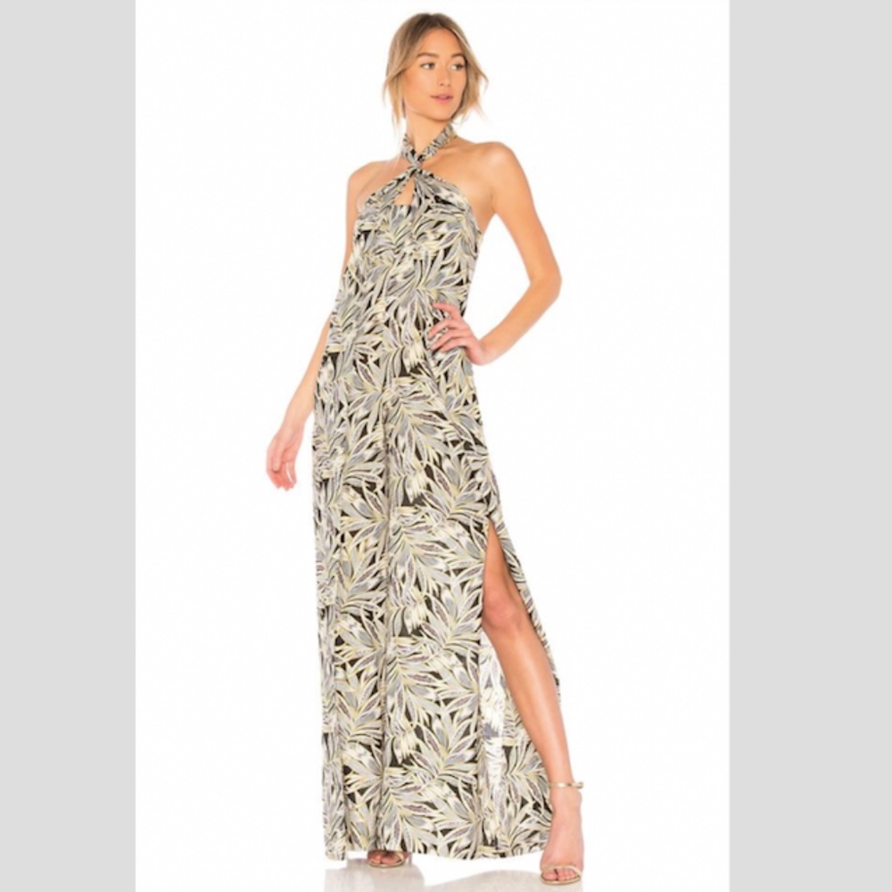 Alexis Gabrielle Jumpsuit in Black Safari